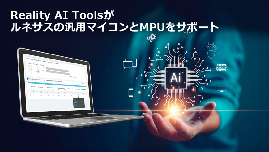 Reality AI ツールはルネサスの汎用マイクロコントローラーと MPU をサポート